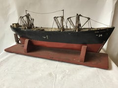 1950s Tin  Boat Model