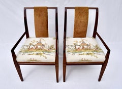 1950's Tommi Parzinger Dining Chairs in Brunschwig & Fils