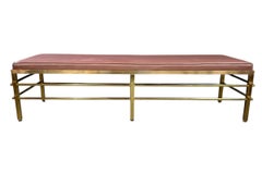 1950s Tommi Parzinger for Parzinger Originals Brass Bench
