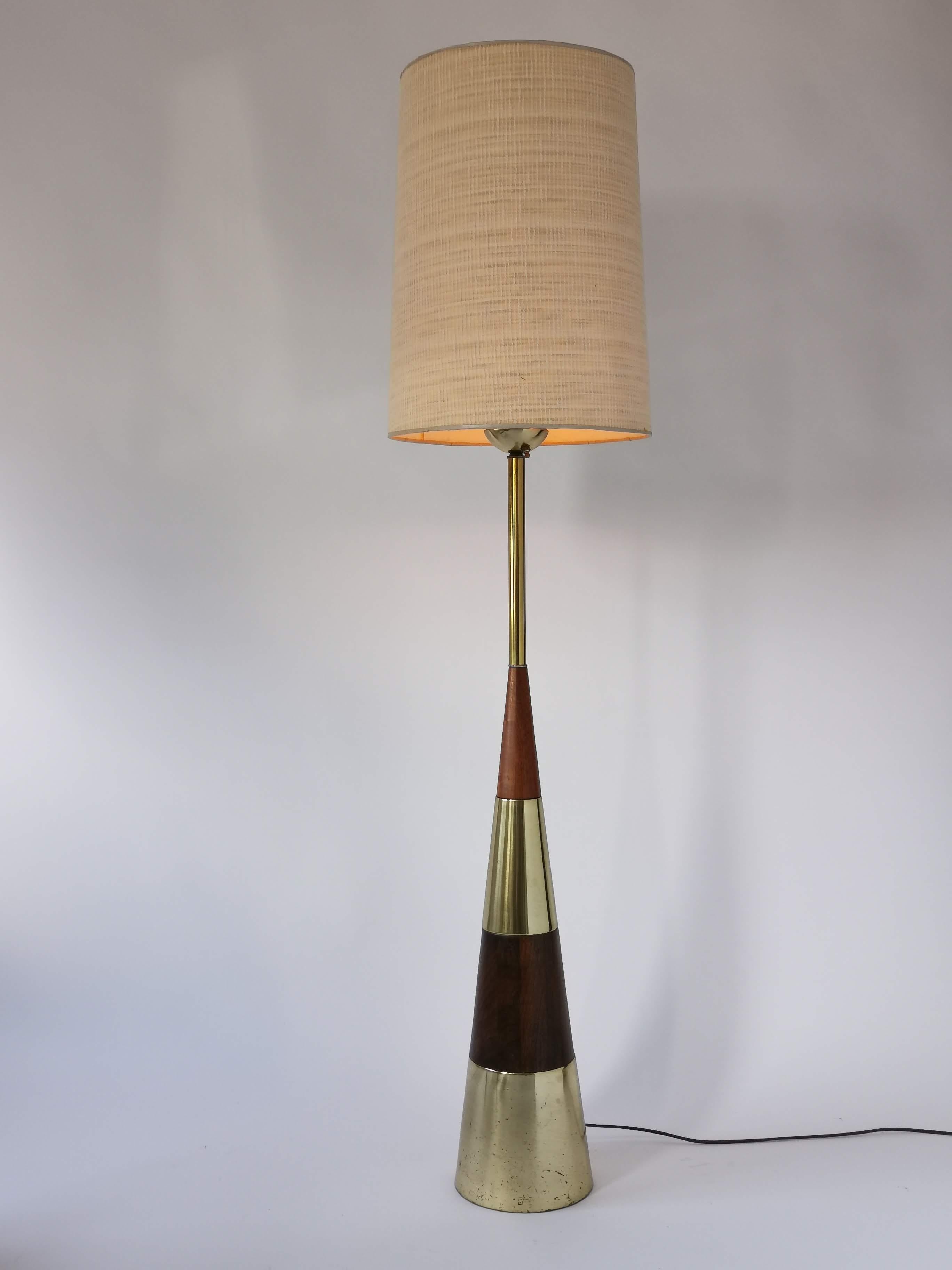 American 1950s Tony Paul Huge Conical Floor Lamp for Westwood, USA