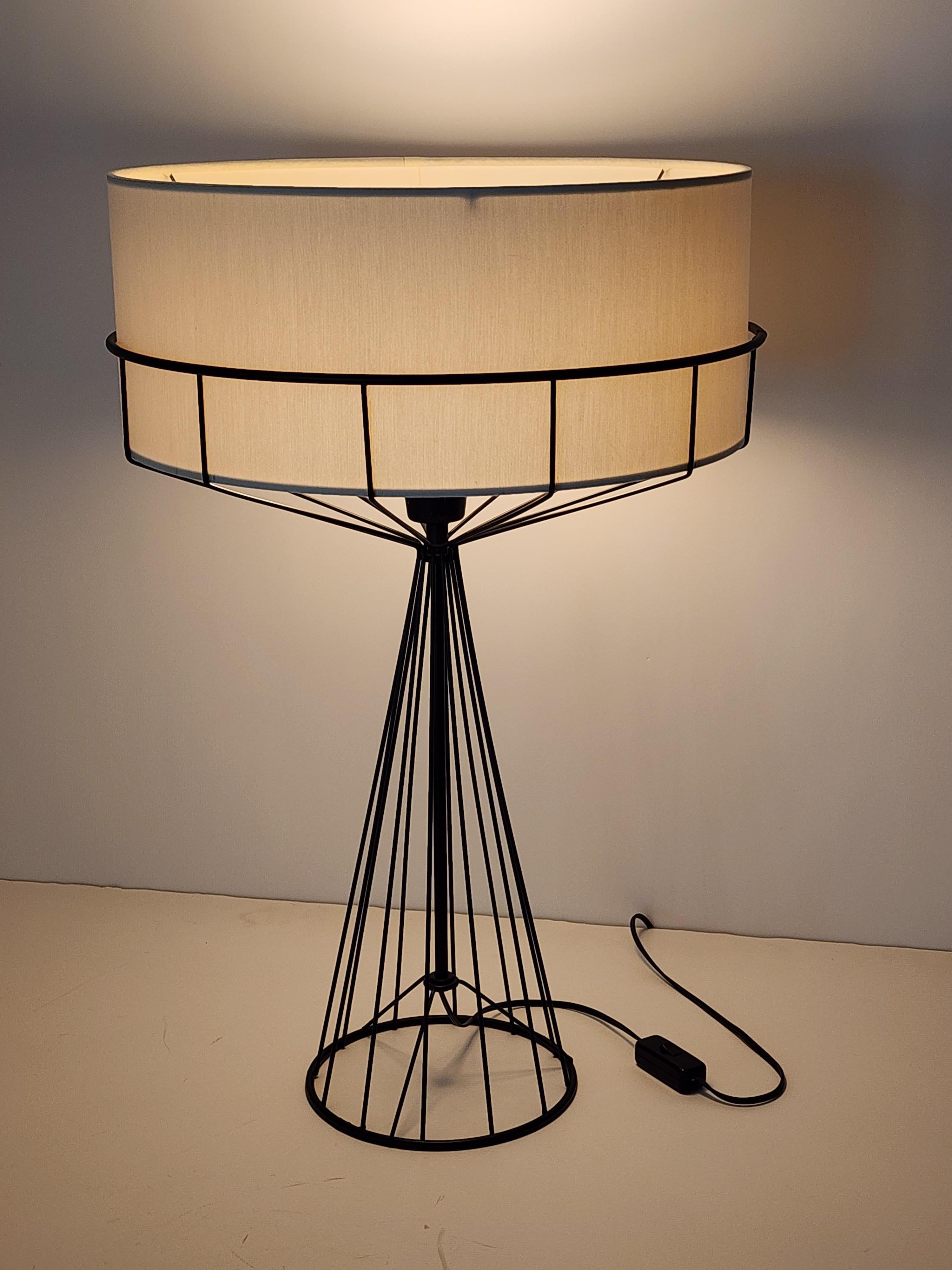 1950s Tony Paul Table Lamp from the Wire Series , USA  For Sale 8