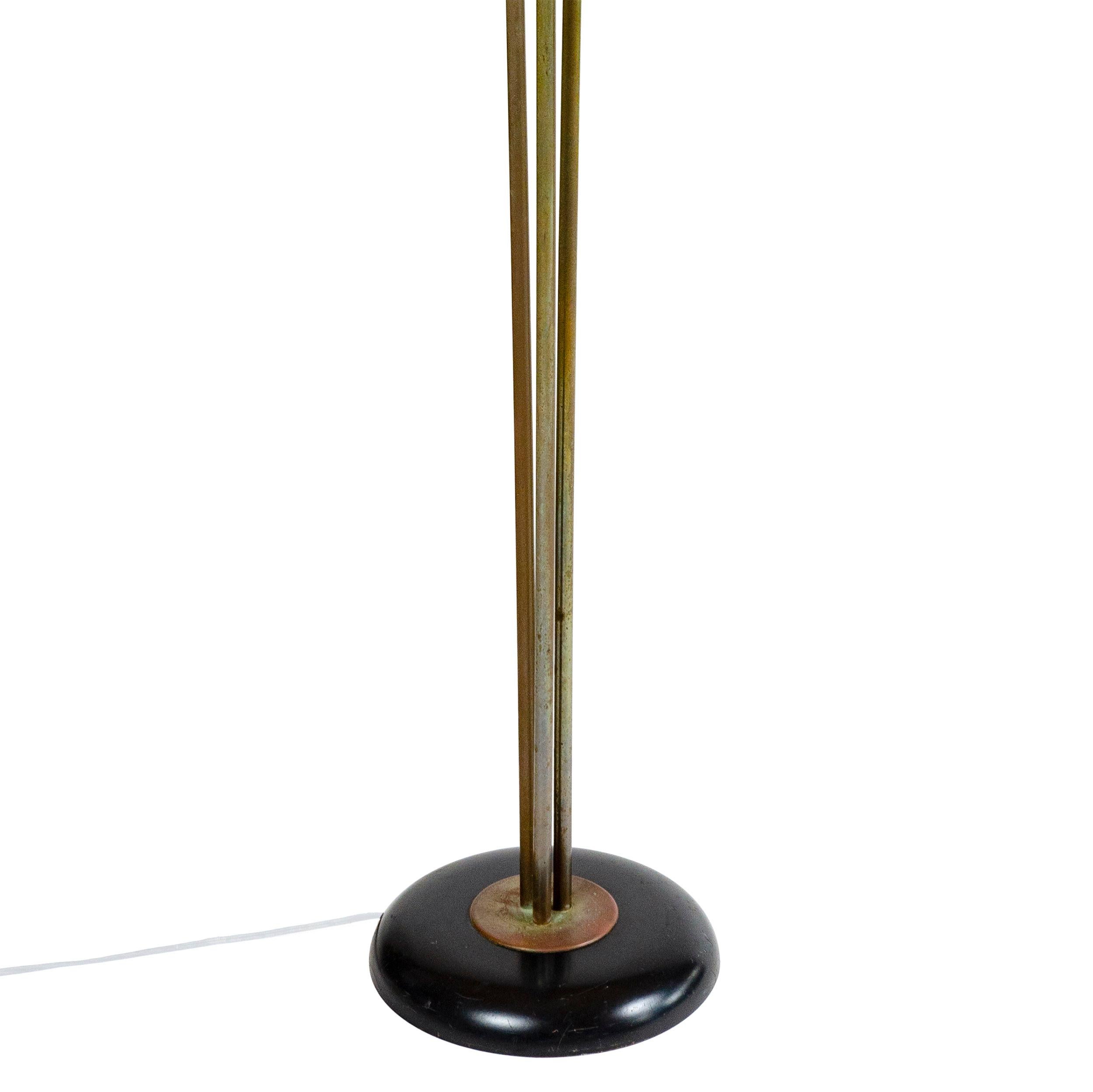 Mid-Century Modern 1950s Torchère Floor Lamp by Gerald Thurston for Lightolier For Sale