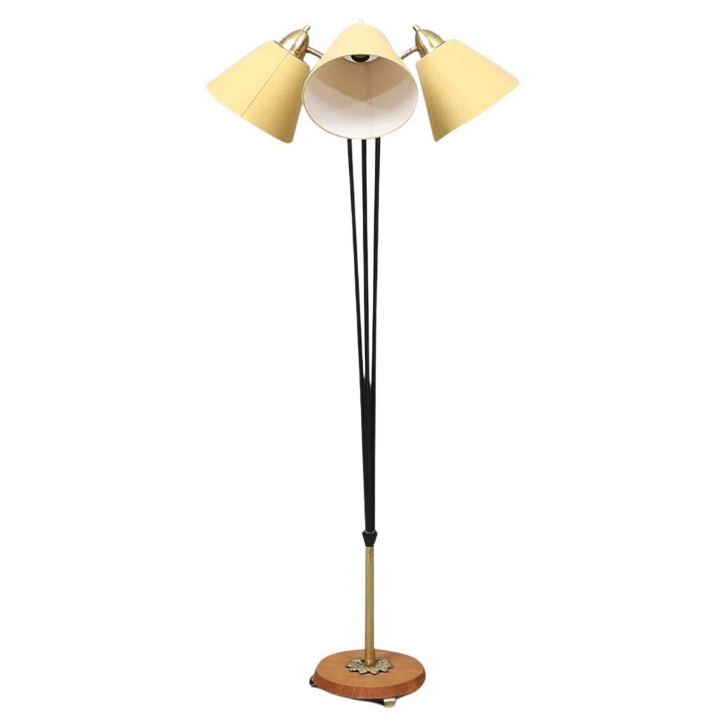 Laurel Gooseneck Floor Lamp at 1stDibs