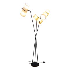 1950s Triple Lighting Floor Lamp by R. Lunel