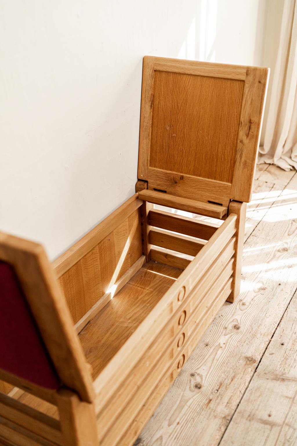 Oak 1950's Trunk/Chest/Bench