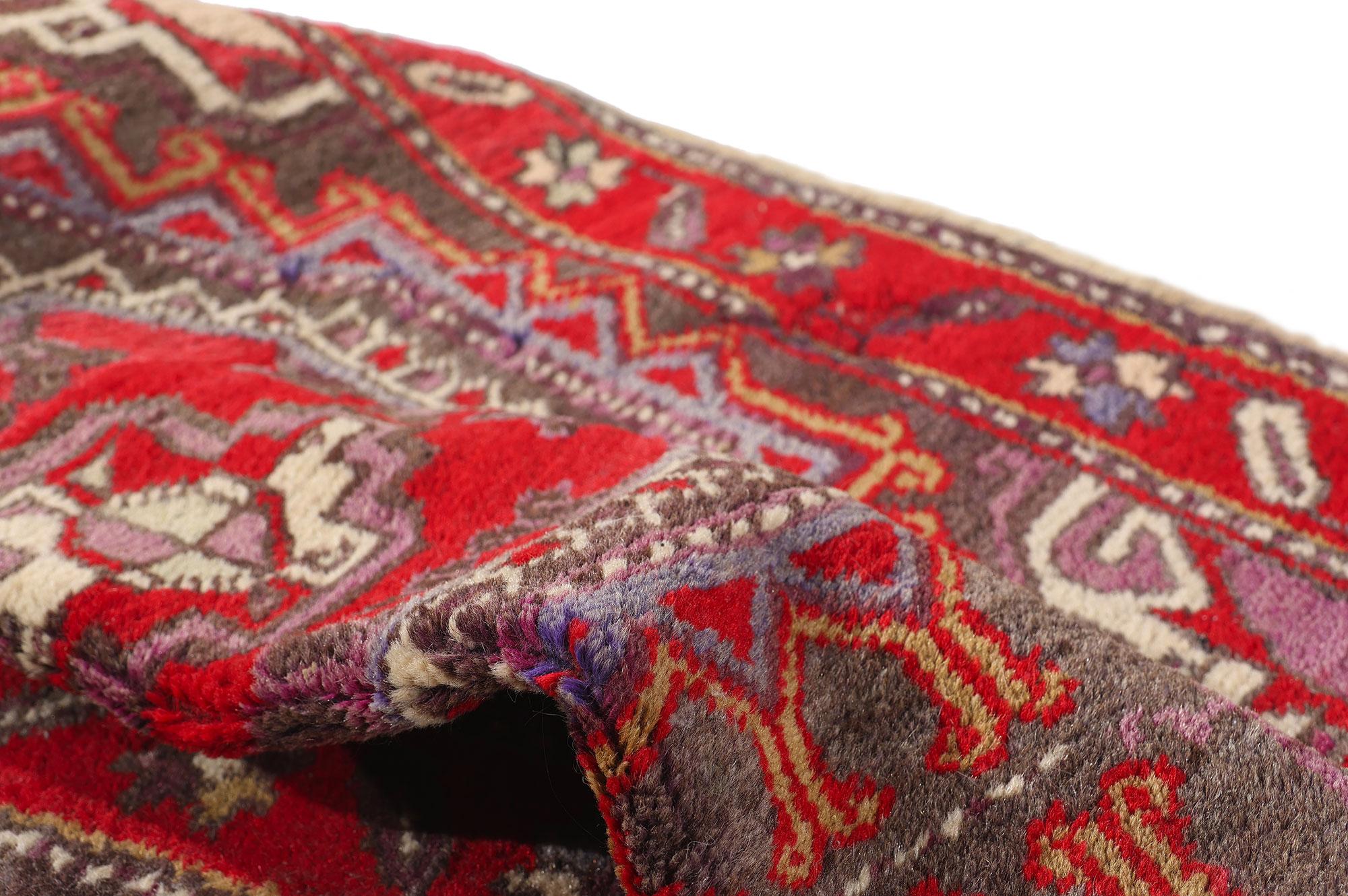 20th Century 1950’s Turkish Bergama Carpet with Traditional Style For Sale