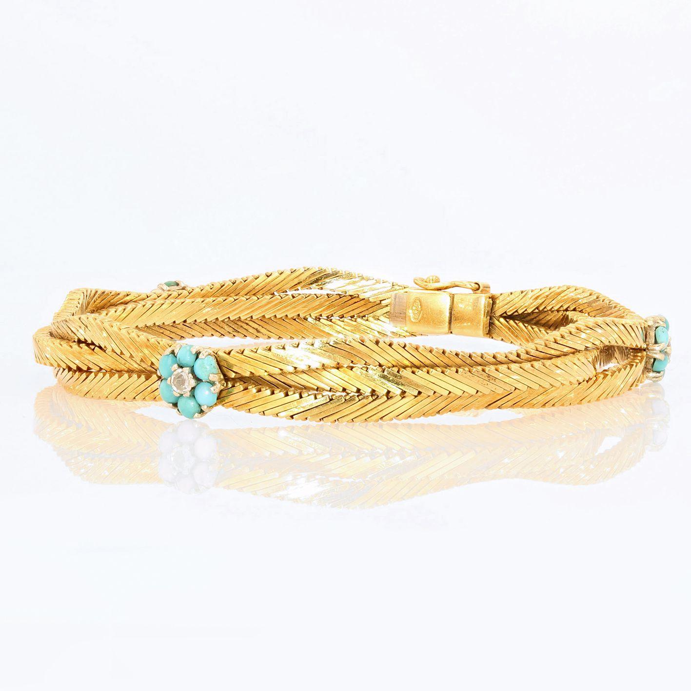 18 karat gold bracelet