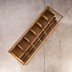 1950's Vierundzwanzig Schubladen Glas Kurzwaren Shop Counter