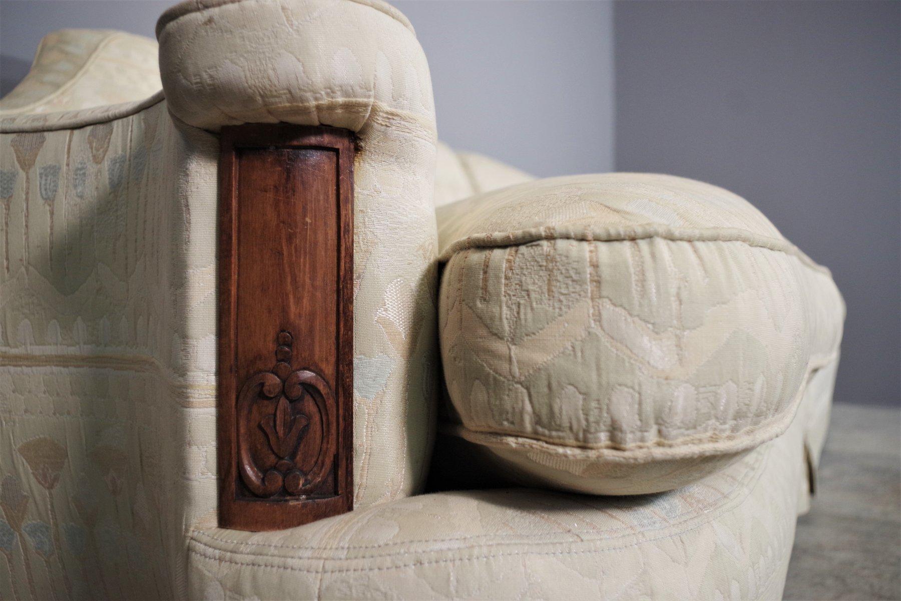canapé deux pièces des années 1950 - Elegant Vintage Charm en vente 7
