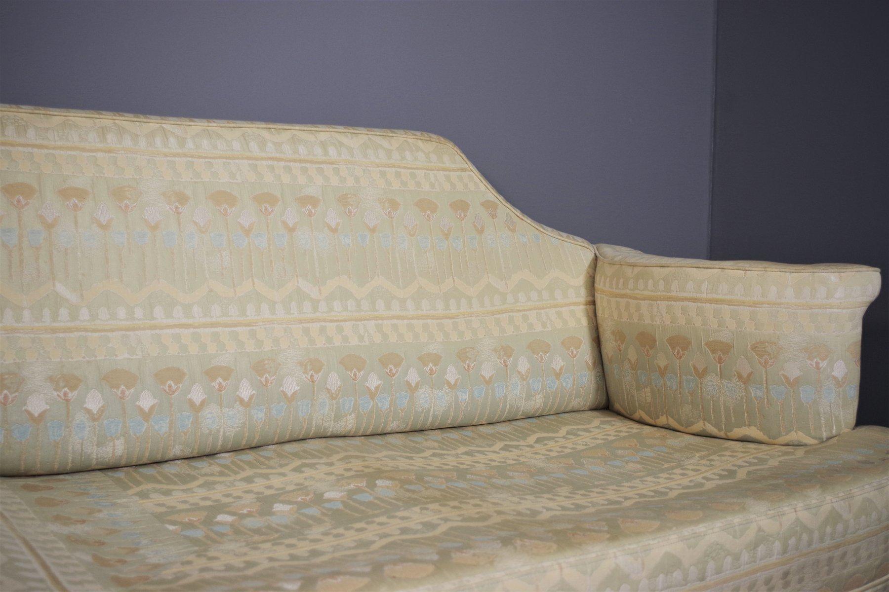 Tissu canapé deux pièces des années 1950 - Elegant Vintage Charm en vente