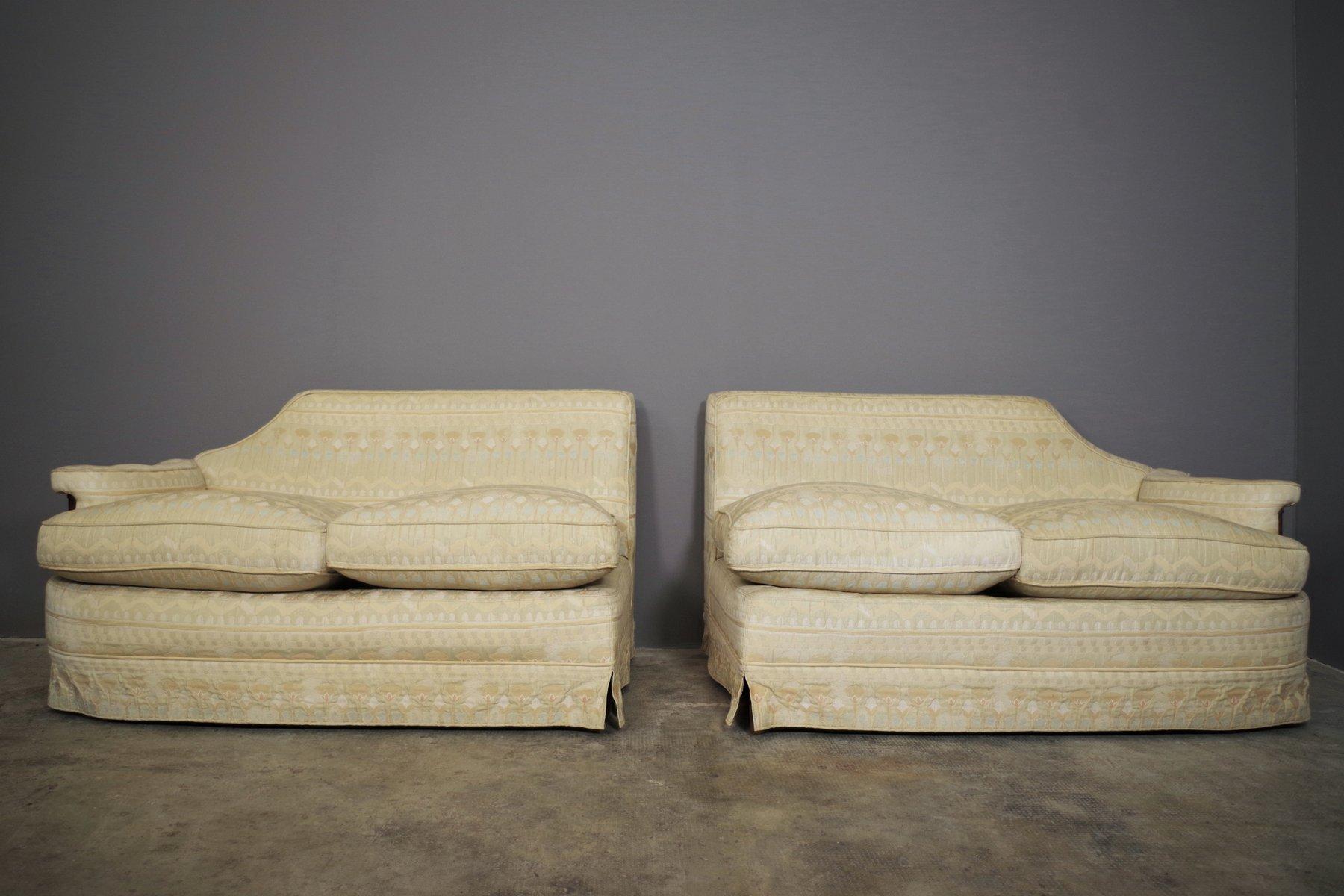 canapé deux pièces des années 1950 - Elegant Vintage Charm en vente 2