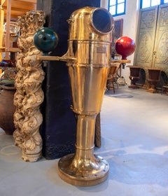 1950er Jahre Vereinigte Staaten New York Kelvin & Willfrido Bronze & Eisen Schiffswasserwaage