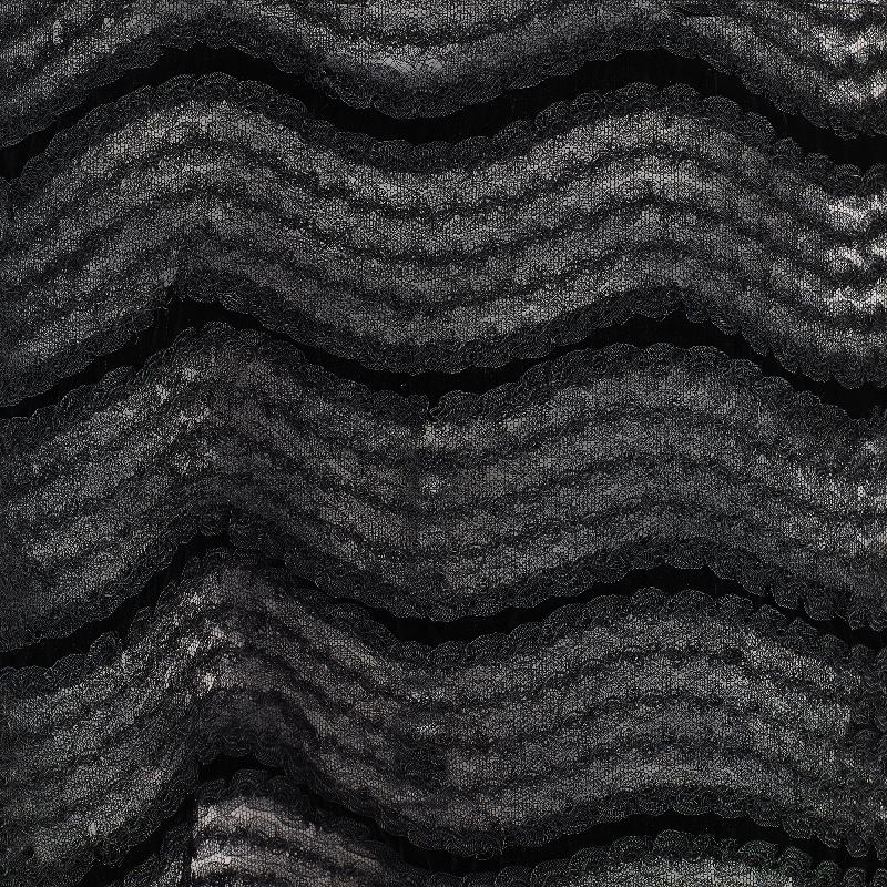 1950s Haute Couture sans étiquette Robe en tulle raidi à motifs de chevrons Excellent état - En vente à London, GB