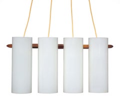 1950s Uno & Osten Kristiansson for Luxus Sweden Mid-Century Modern Ceiling Lamp