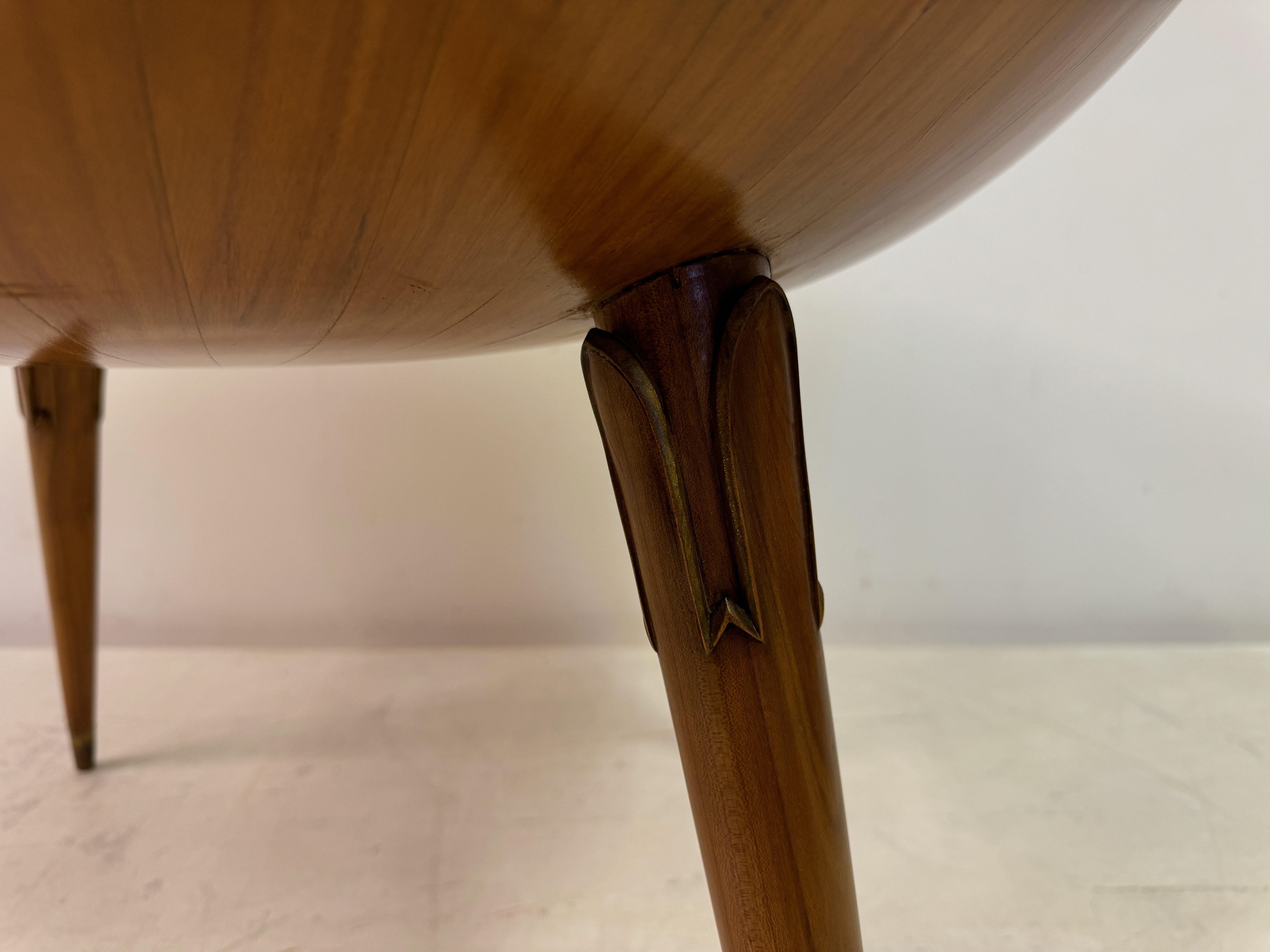 Table basse italienne insolite des années 1950 avec modèle de poisson en vente 1