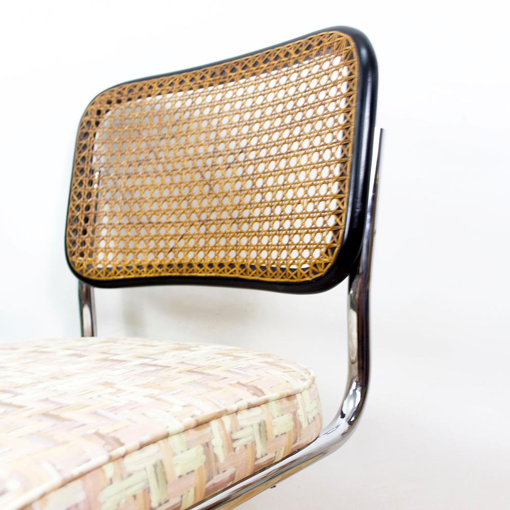 1950s Upholstered Marcel Breuer's B32 Cesca Cantilever Chair 2