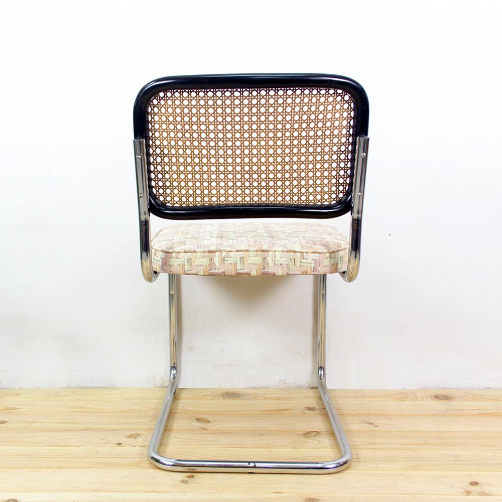 Mid-20th Century 1950s Upholstered Marcel Breuer's B32 Cesca Cantilever Chair
