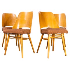 1950's Upholstered Thon Dining Chairs By Radomir Hoffman - Set Of Four (1879)