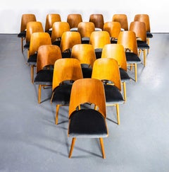 1950's Upholstered Ton Dining Chairs By Radomir Hoffman - Good Quantity Availabl
