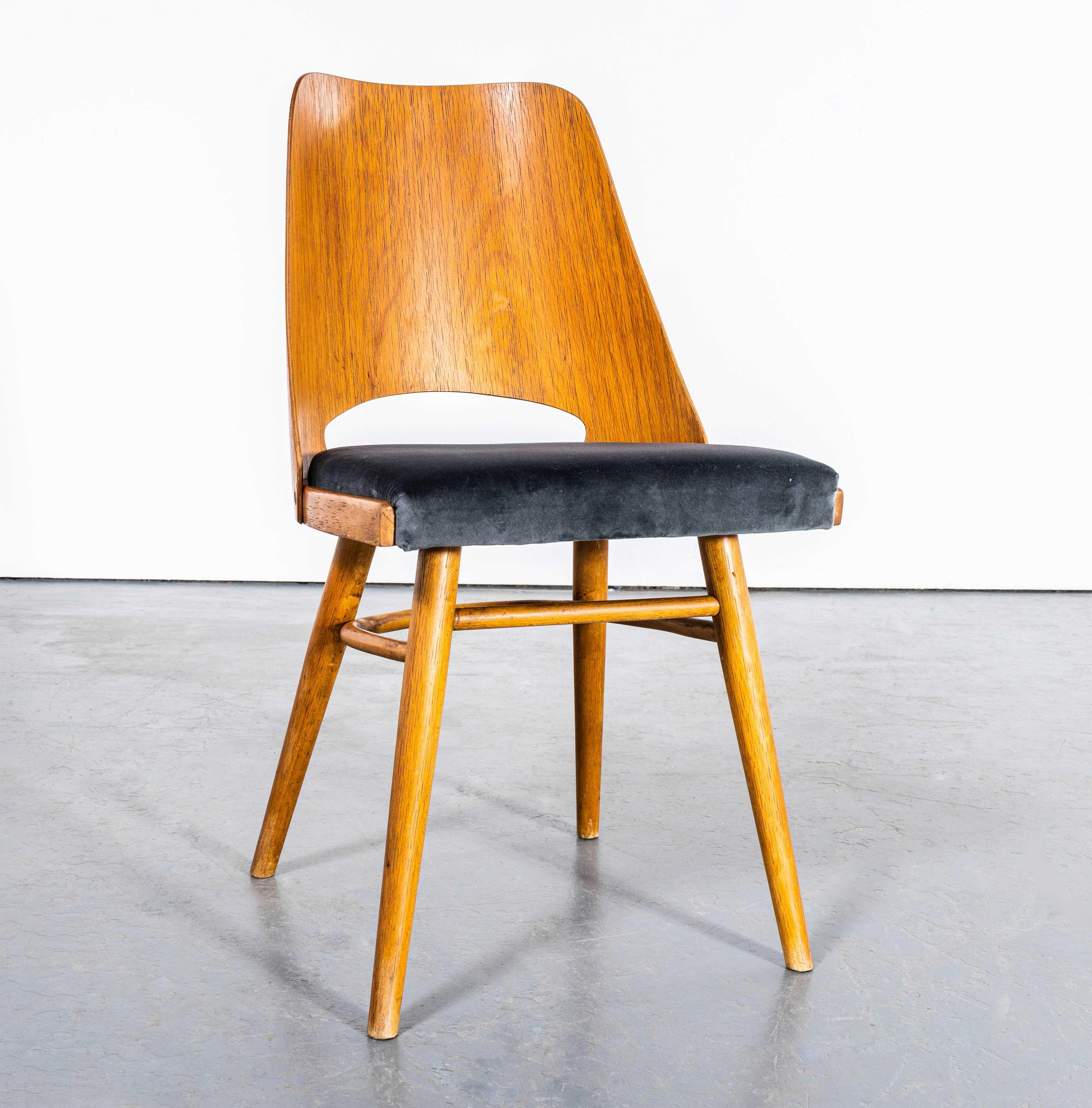 1950's Upholstered Ton Dining Chairs By Radomir Hoffman - Good Quantity Availabl 3