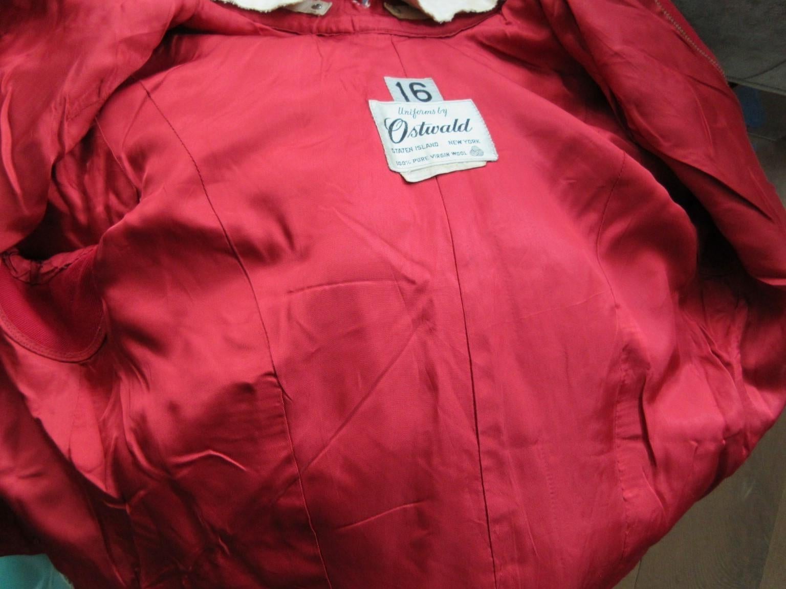1950's US Uniform Ostwald INC Arcadia For Sale 3