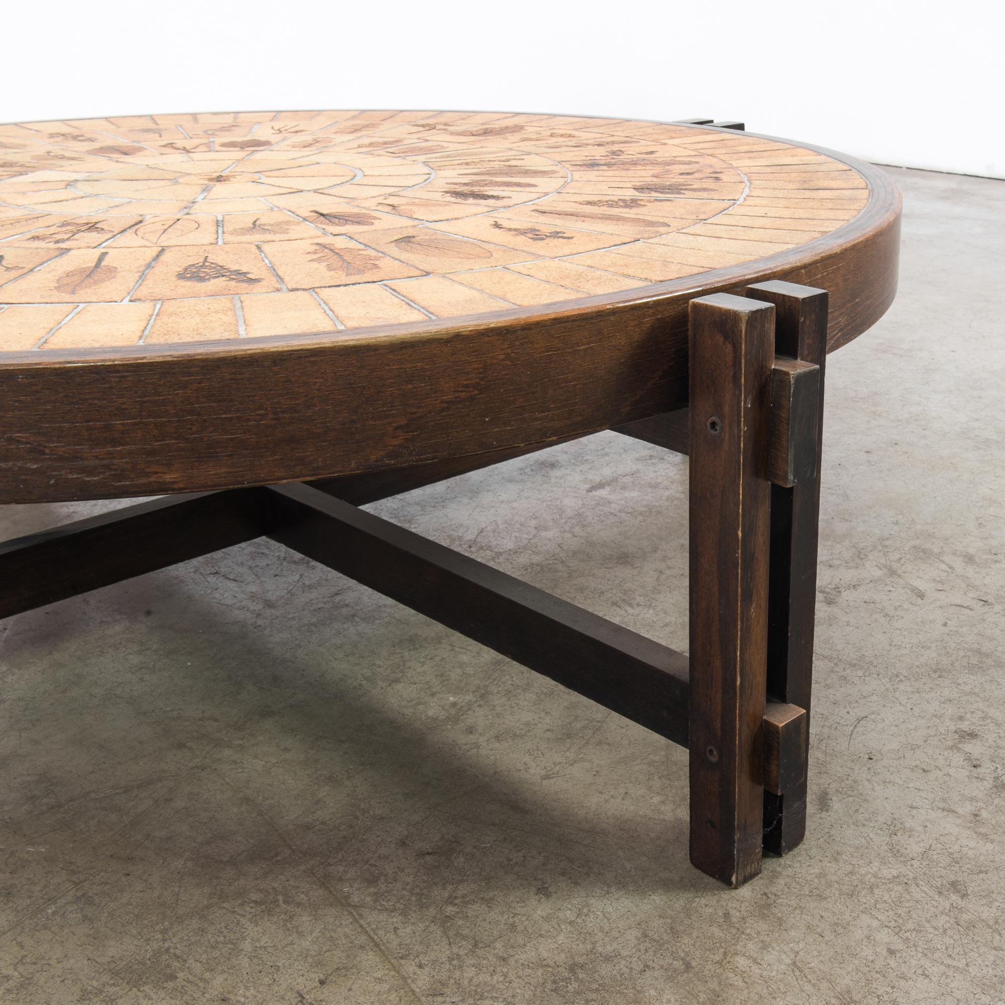 1950s Vallauris Coffee Table by Roger Capron In Good Condition In High Point, NC