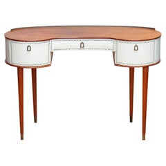 1950s Vanity Dressing Table Designed By Halvdan Pettersson For Tibro In Sweden.