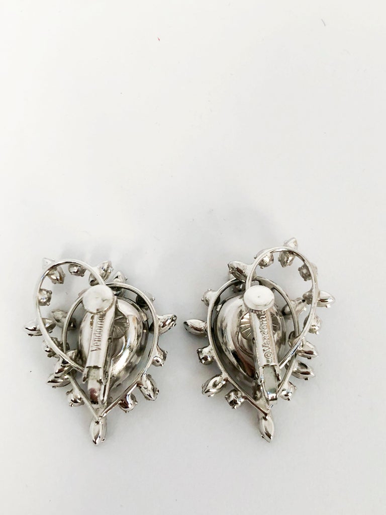 vendome jewelry clip on earrings