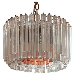 1950s Venini Murano Glass Chandelier