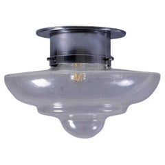 1950's Very Large Bullicante Glass Wall Or Celling Lamp