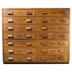 1950’s Very Large Collectors Chest Of Drawers, Fourteen Drawers 'Model 1216'