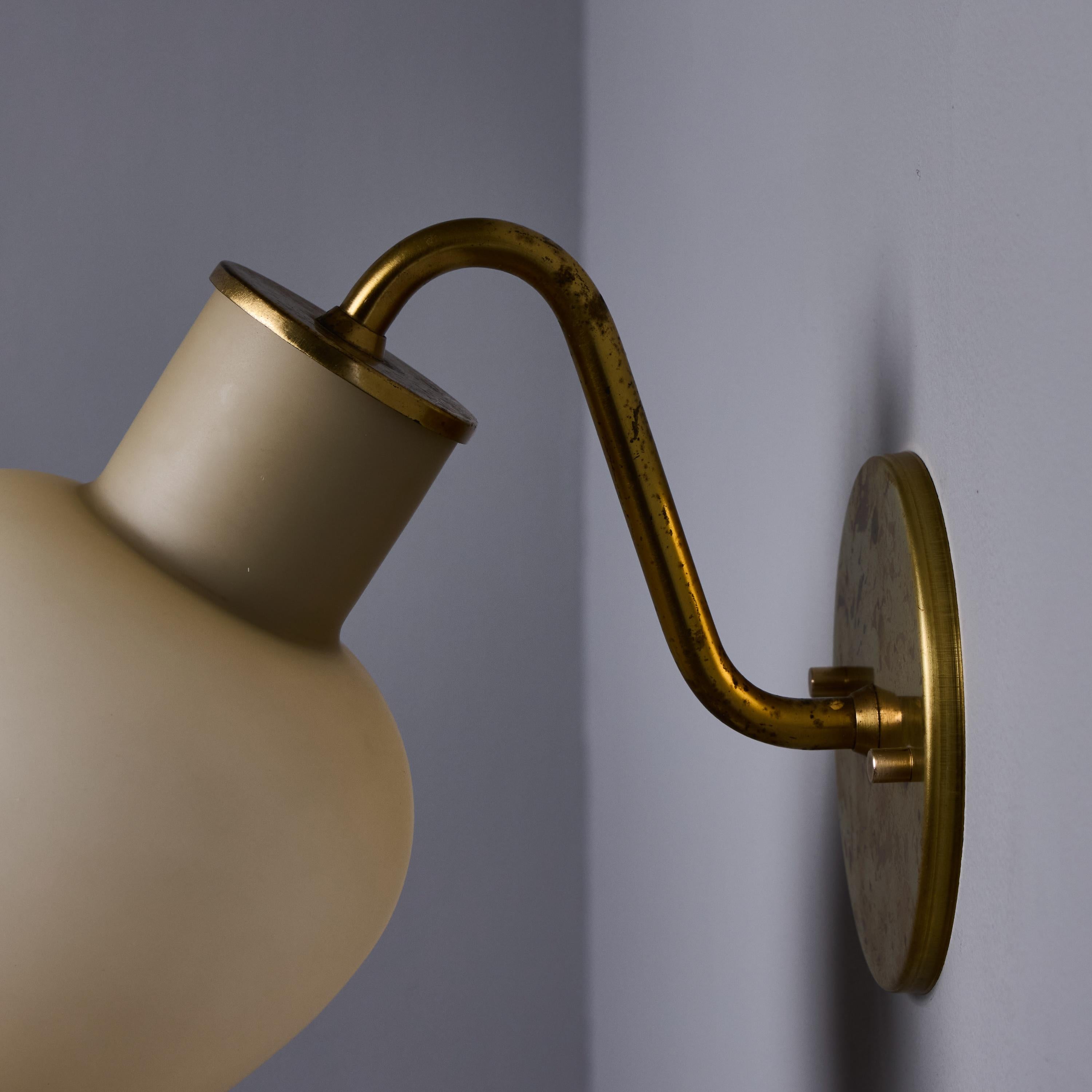 1950 Vilhelm Lauritzen 'Christiansborg', lampade in ottone e vetro per Louis Poulsen in vendita 6