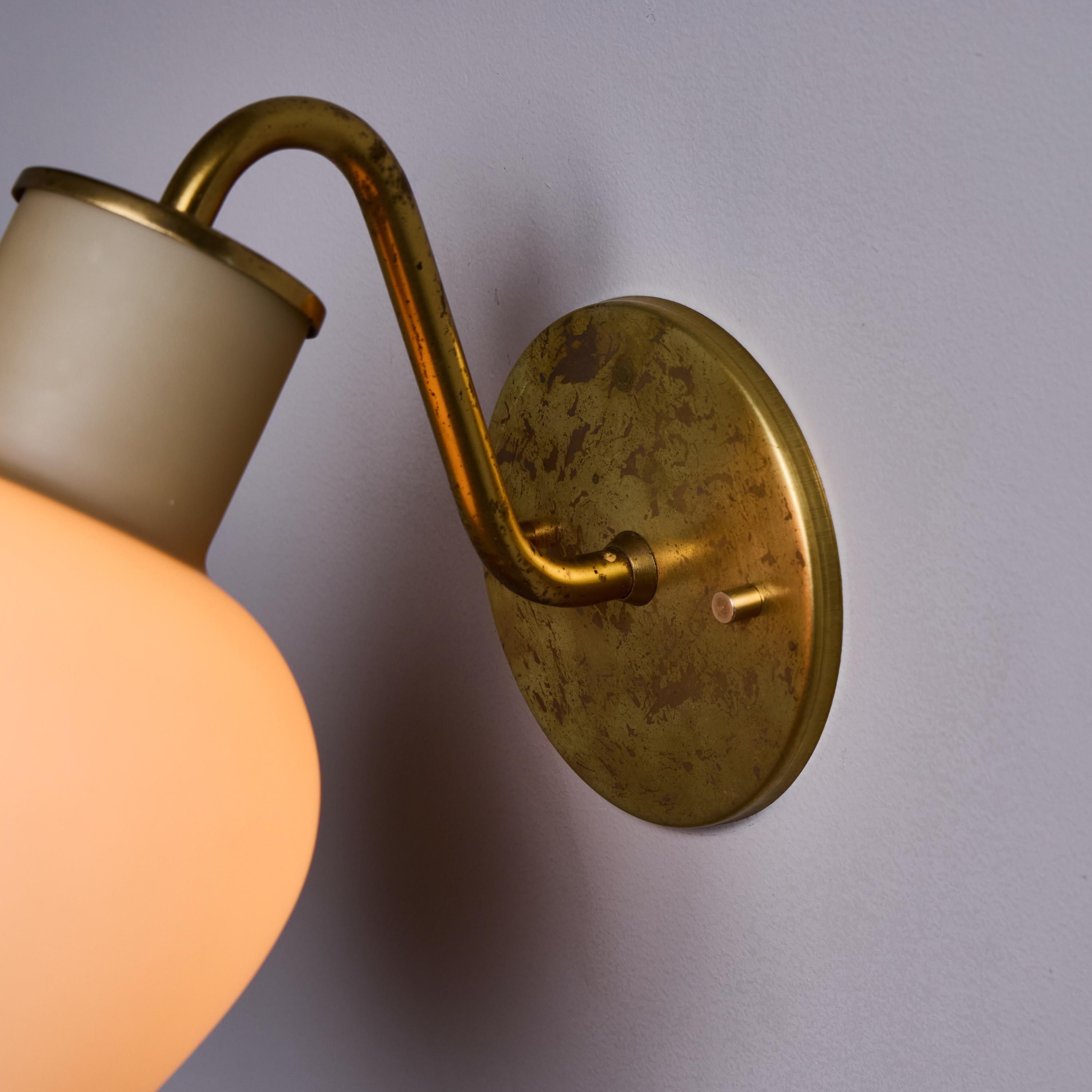 1950 Vilhelm Lauritzen 'Christiansborg', lampade in ottone e vetro per Louis Poulsen in vendita 8