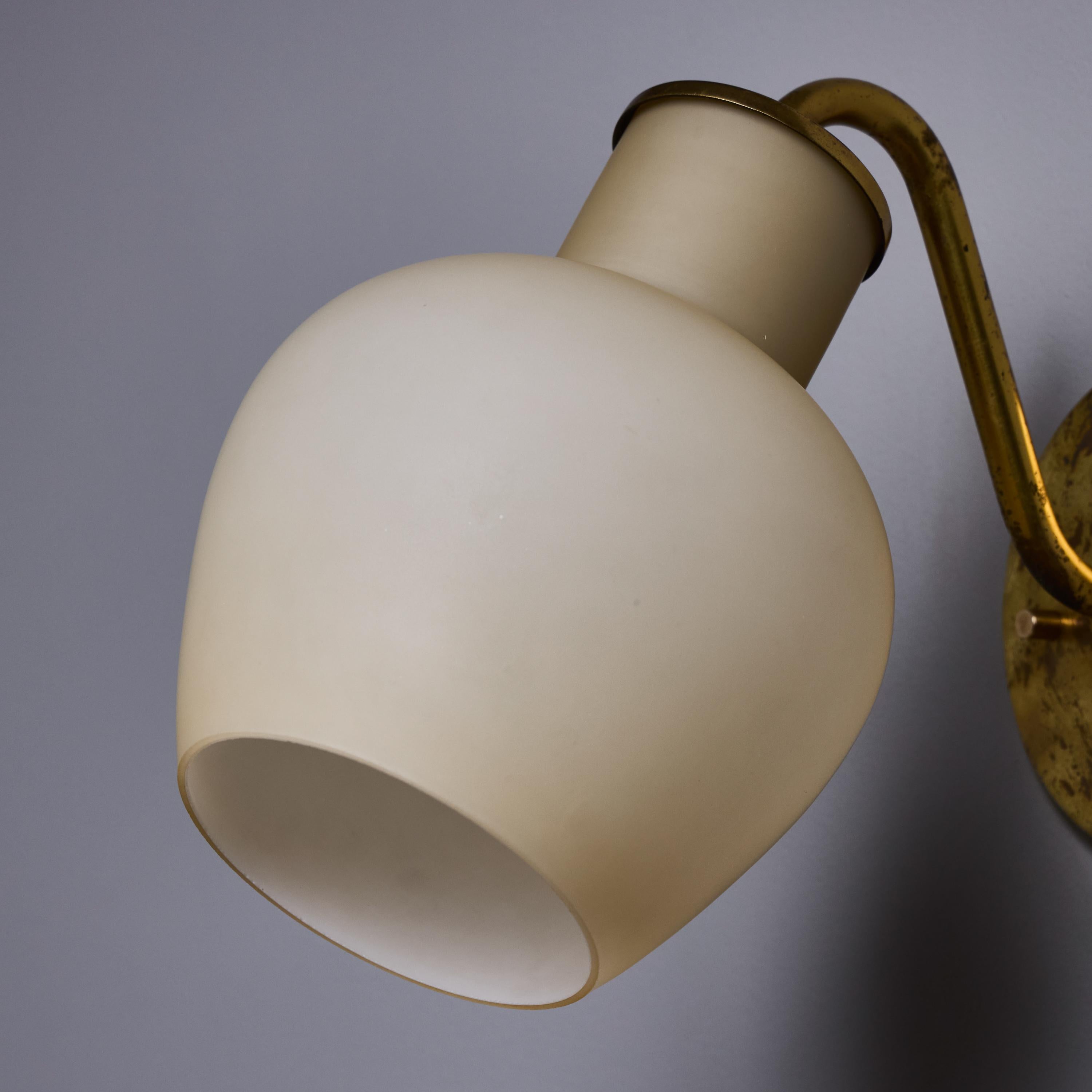 1950 Vilhelm Lauritzen 'Christiansborg', lampade in ottone e vetro per Louis Poulsen in vendita 10