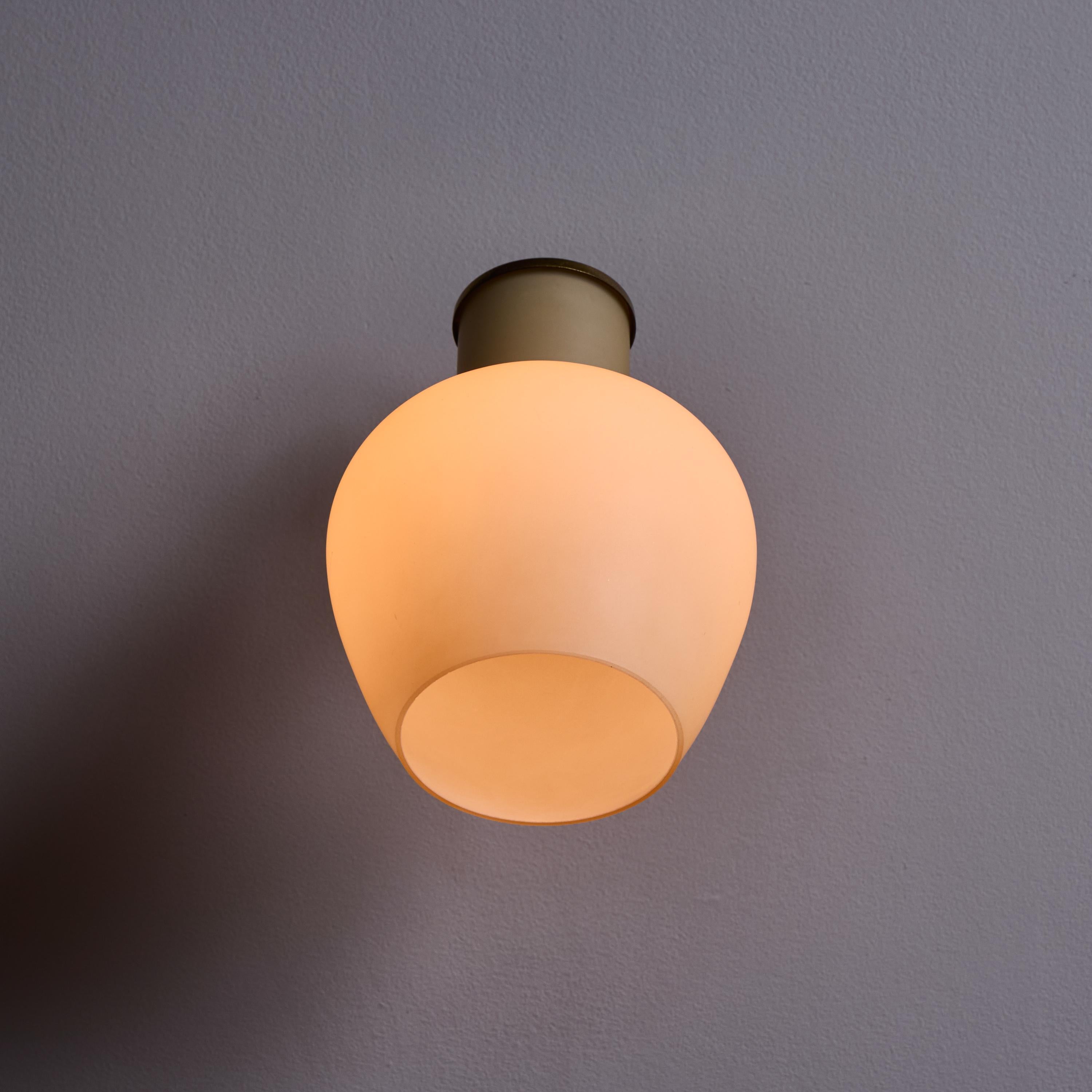 1950 Vilhelm Lauritzen 'Christiansborg', lampade in ottone e vetro per Louis Poulsen in vendita 11