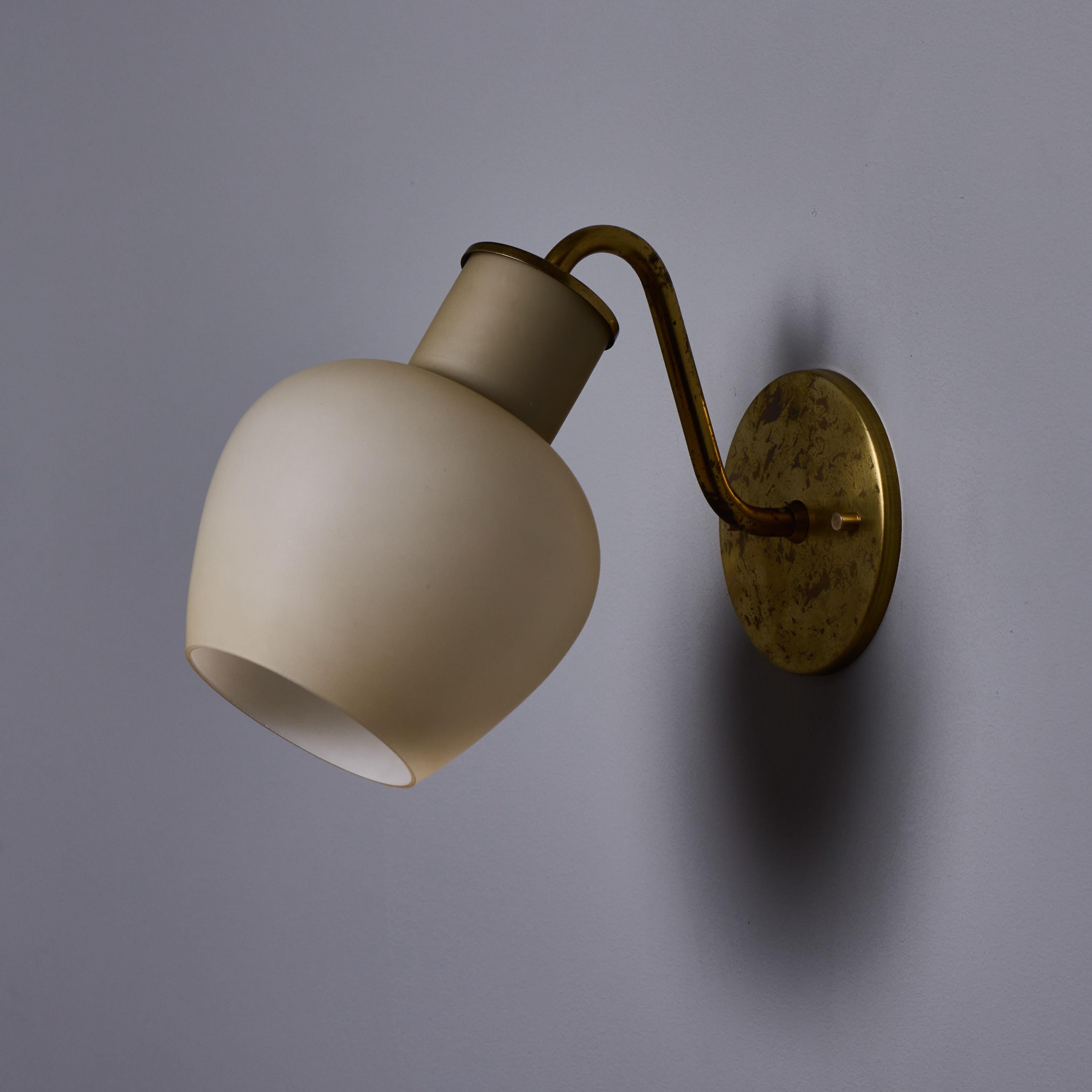 Ottone 1950 Vilhelm Lauritzen 'Christiansborg', lampade in ottone e vetro per Louis Poulsen in vendita