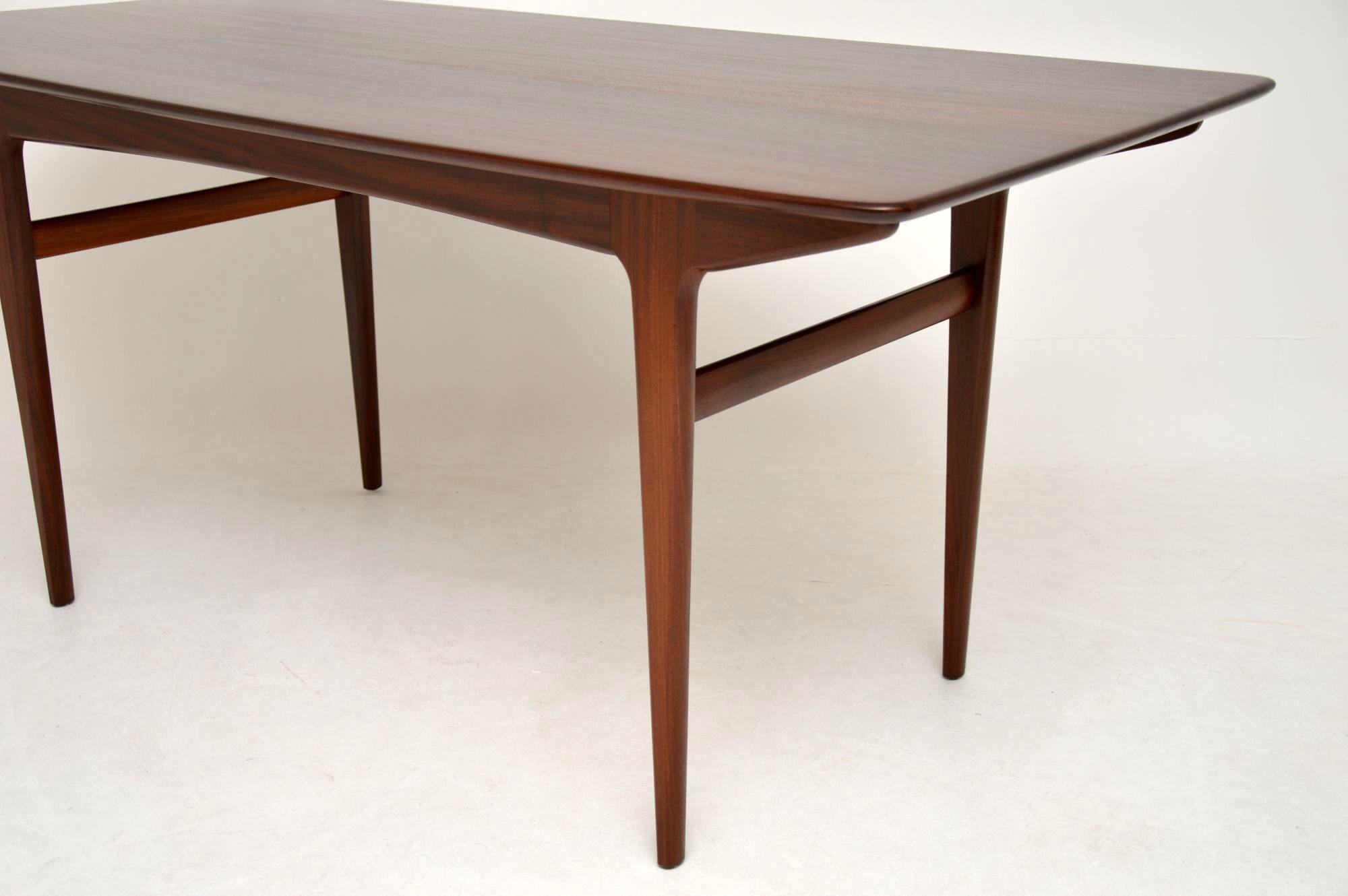 Mid-Century Modern 1950s Vintage Afromosia Dining Table by Younger
