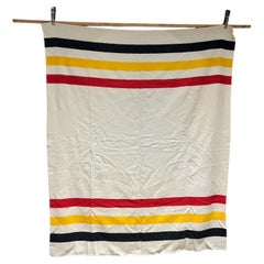 1950s Vintage All Wool Blanket Faribo Pendelton Style
