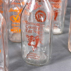 1950's Vintage American Advertising Milk Bottles - Large Quantity Available