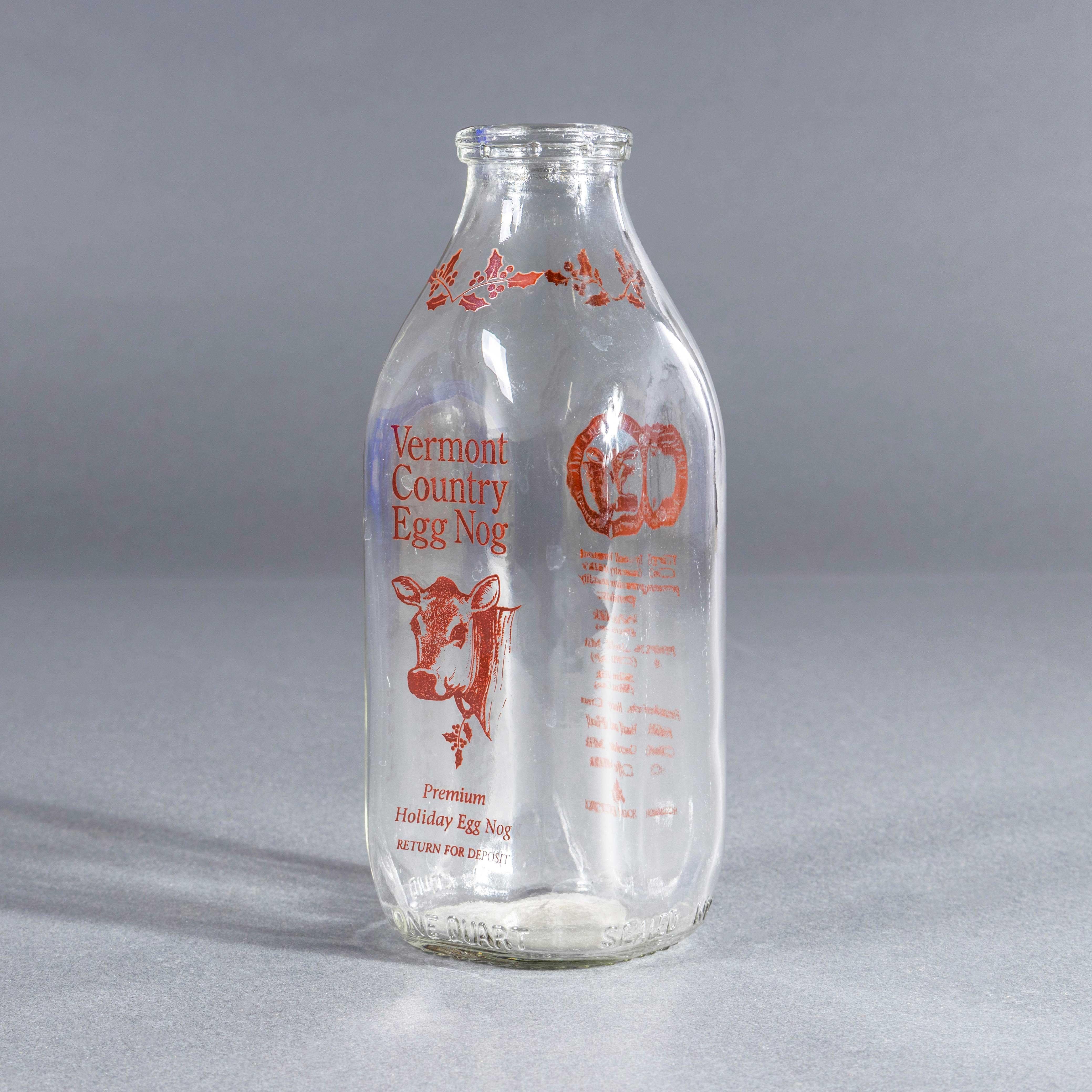 Botellas de leche publicitarias americanas vintage de los años 50 - Gran cantidad disponible mediados del siglo XX en venta