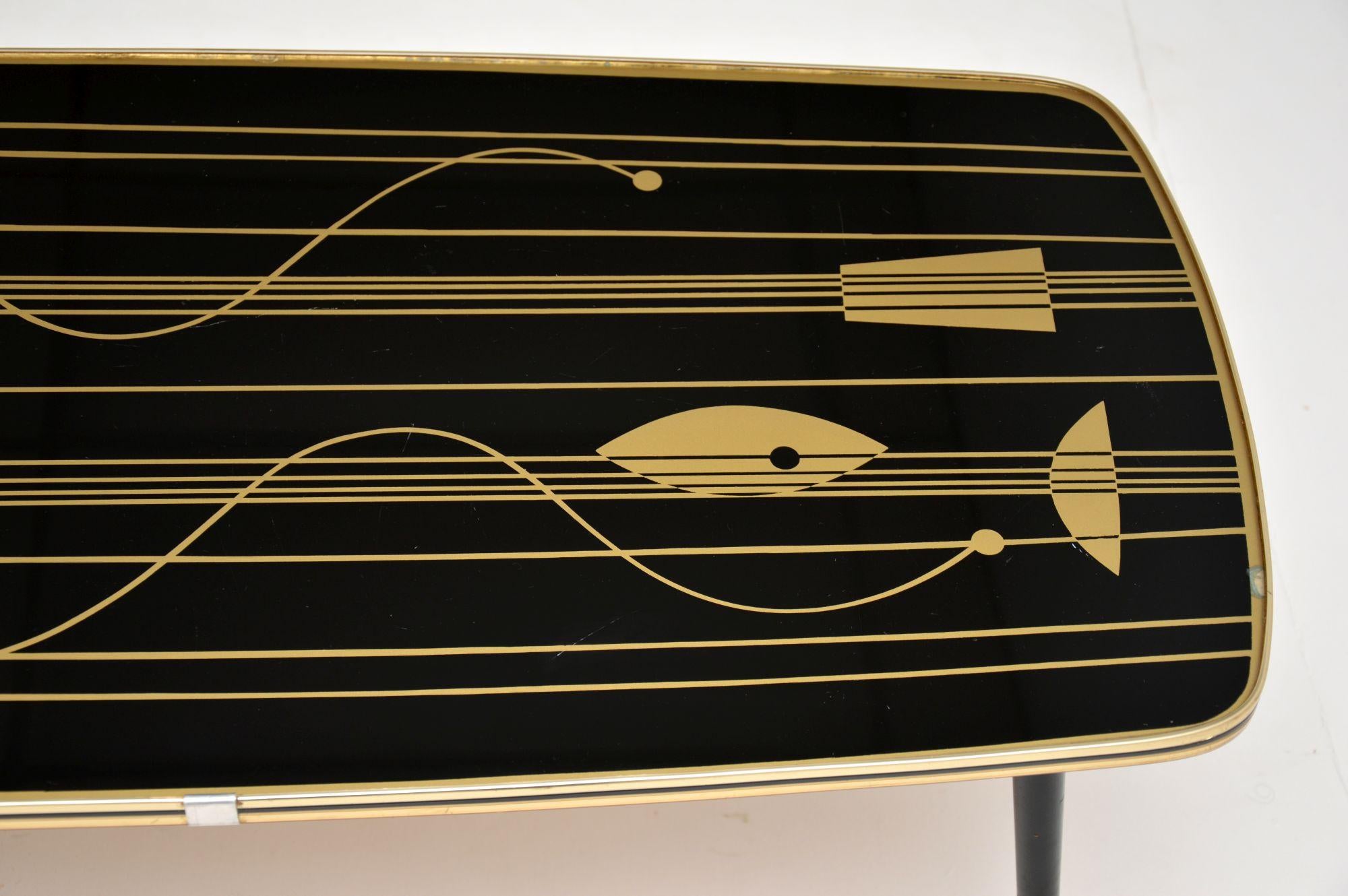 mid century atomic coffee table