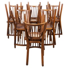 1950s Vintage Baumann Bistro Dining Chair, Set of Twelve