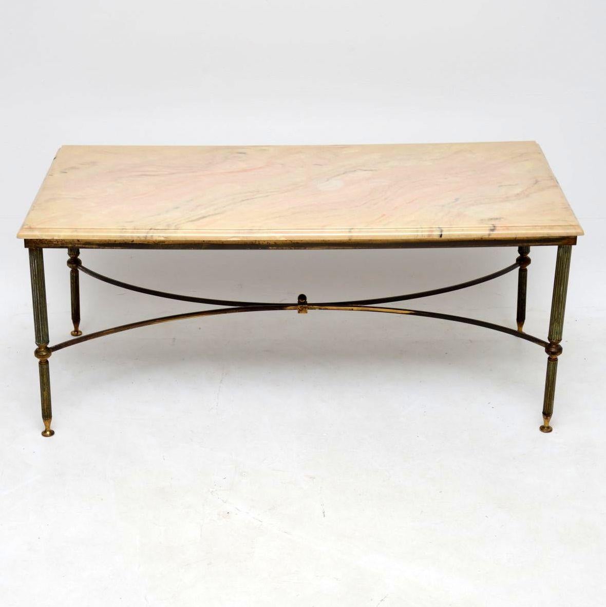 brass marble coffee table