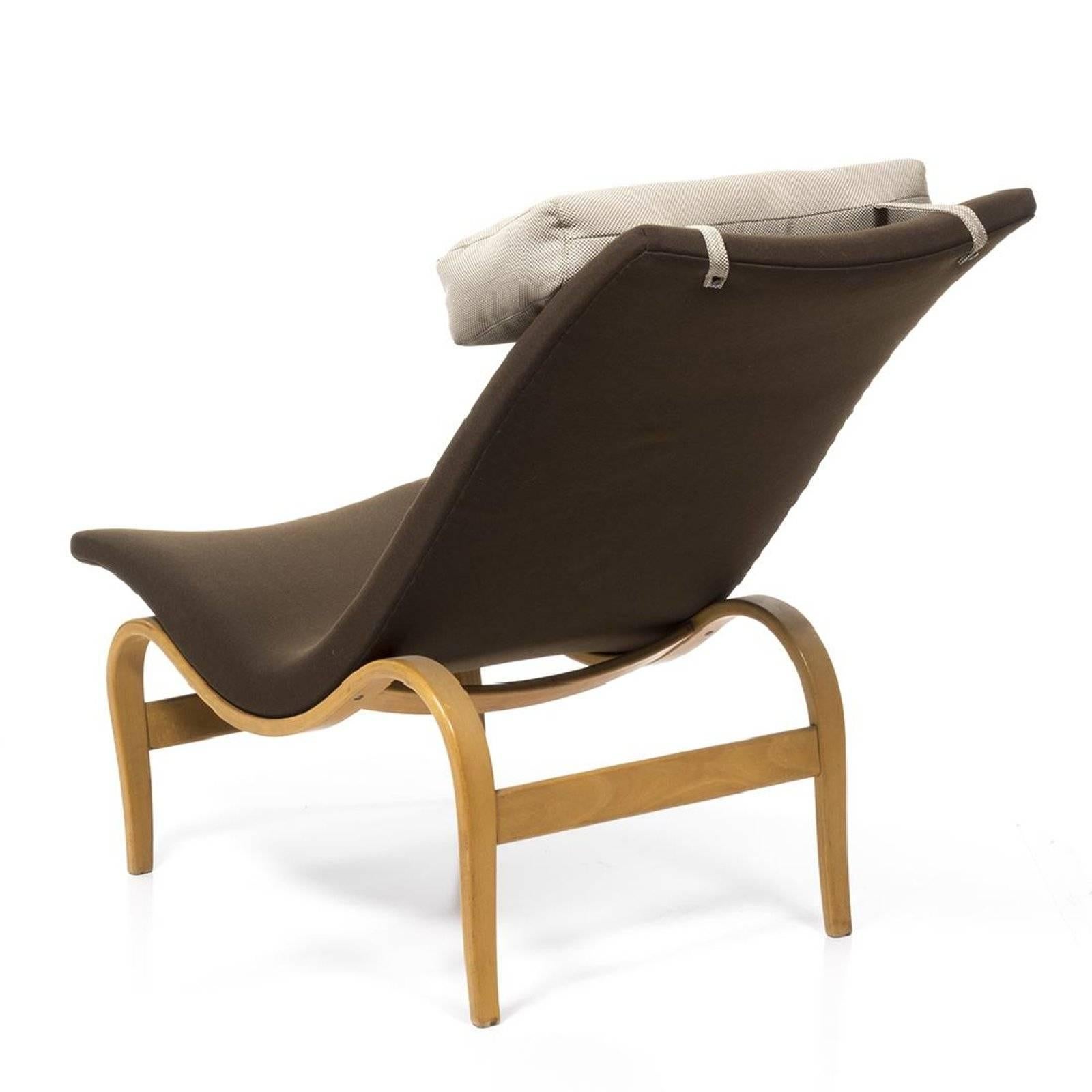 Scandinavian Modern 1950s Vintage Bruno Mathsson Easy Chair For Sale