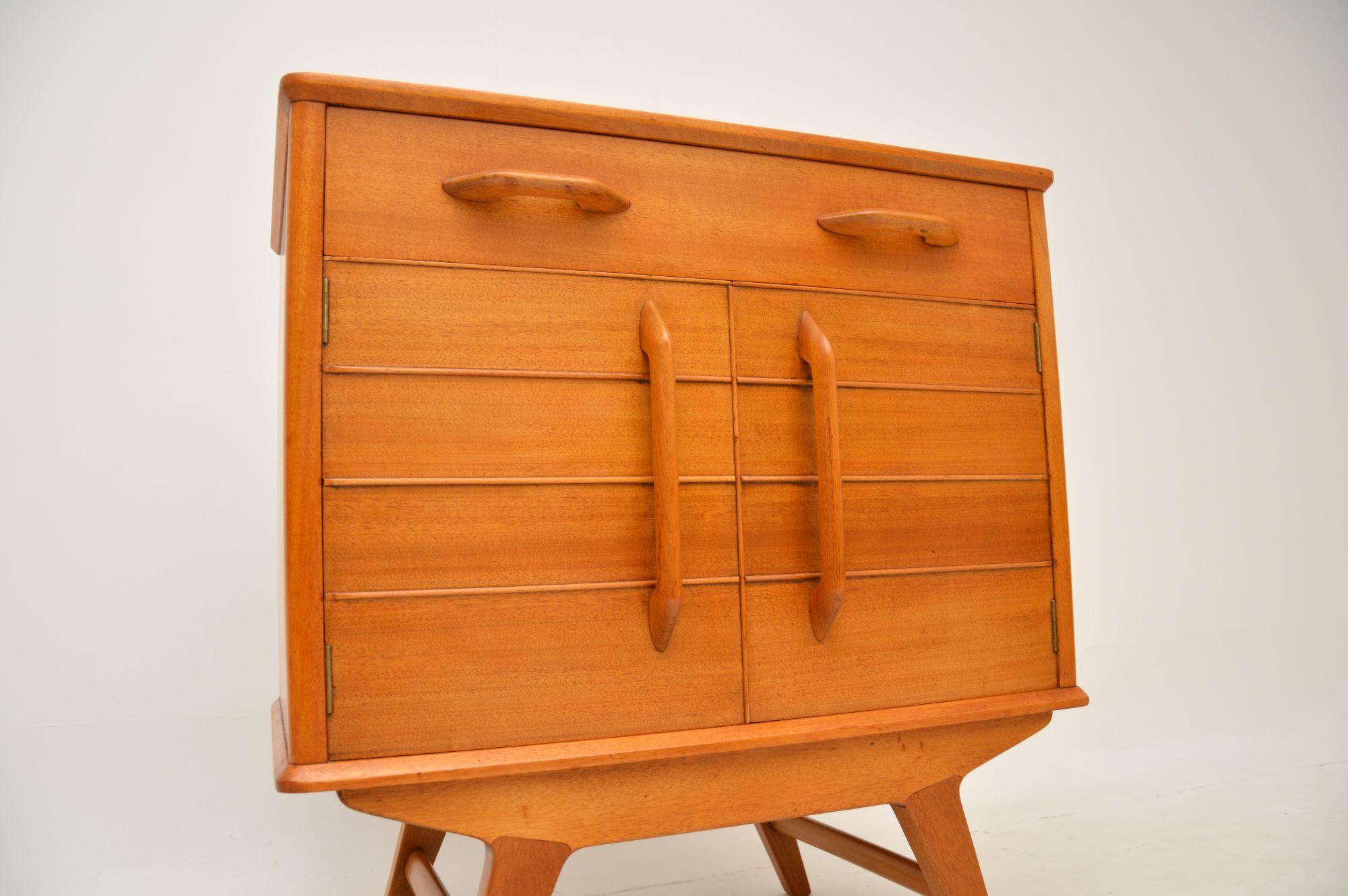 British 1950's Vintage Bureau Cabinet by E Gomme For Sale
