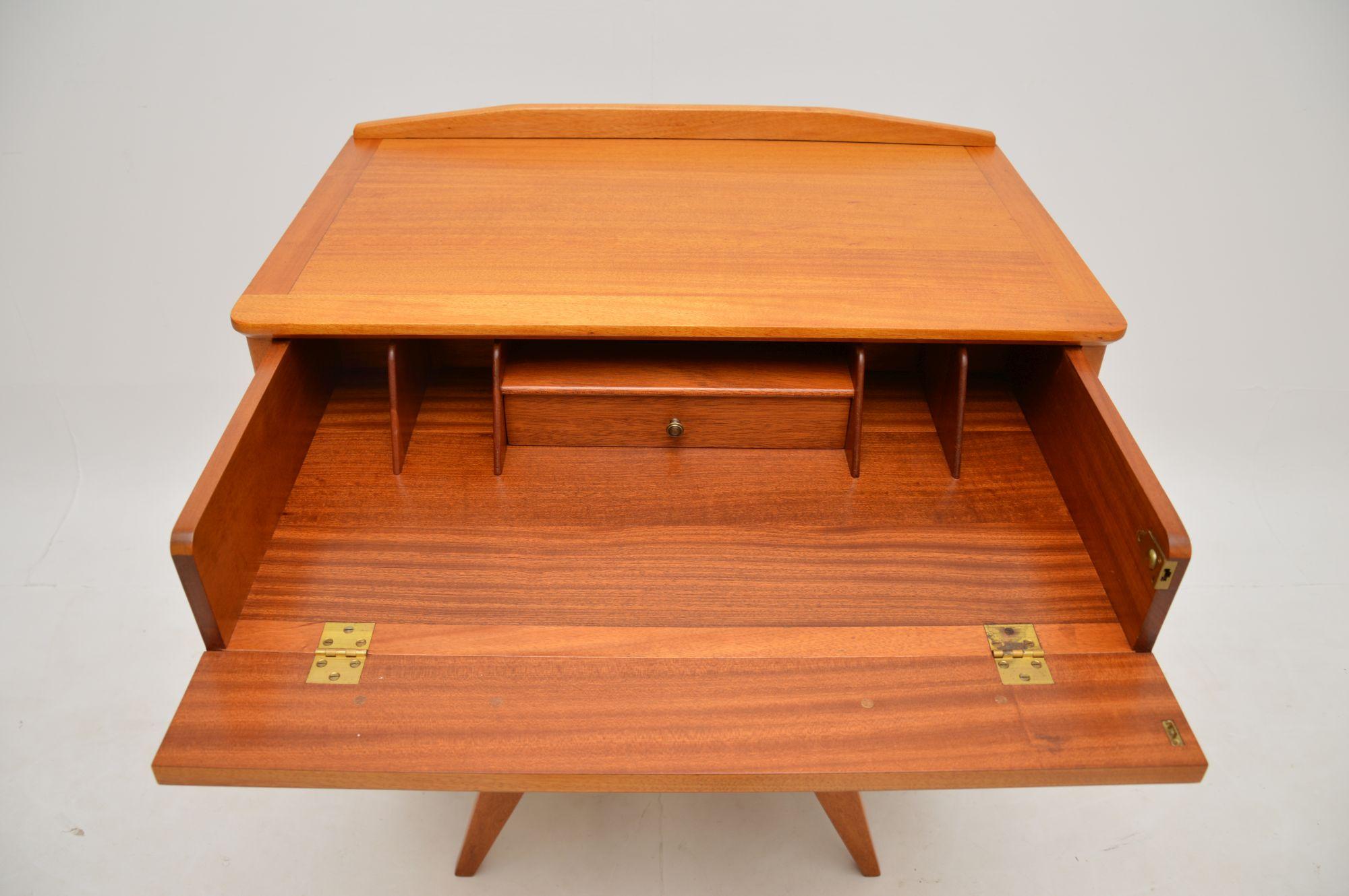 Wood 1950's Vintage Bureau Cabinet by E Gomme For Sale