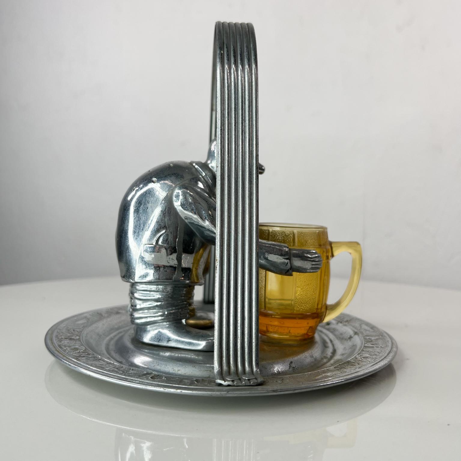 Mid-20th Century 1950s Vintage Butler Buffet Party Condiment Serving Dish National Silver Co