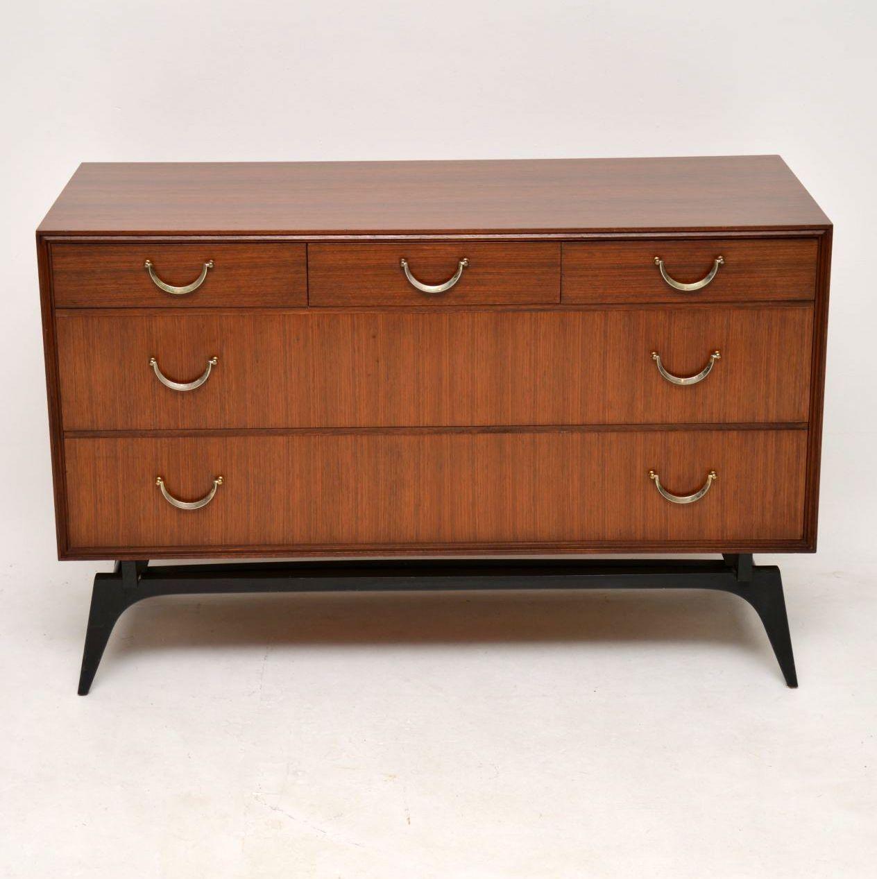 Mid-Century Modern 1950s Vintage Chest of Drawers or Sideboard in Tola