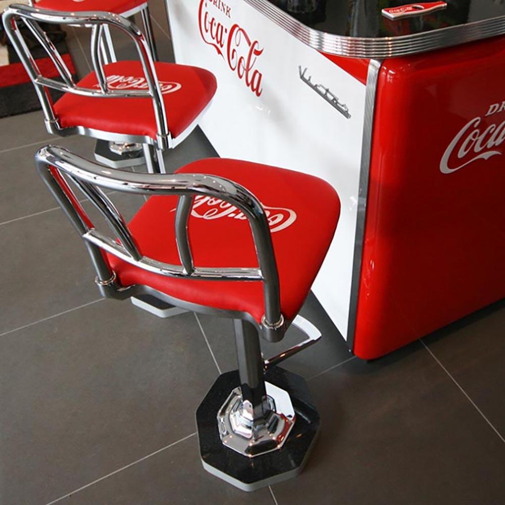 coca cola bar stools for sale