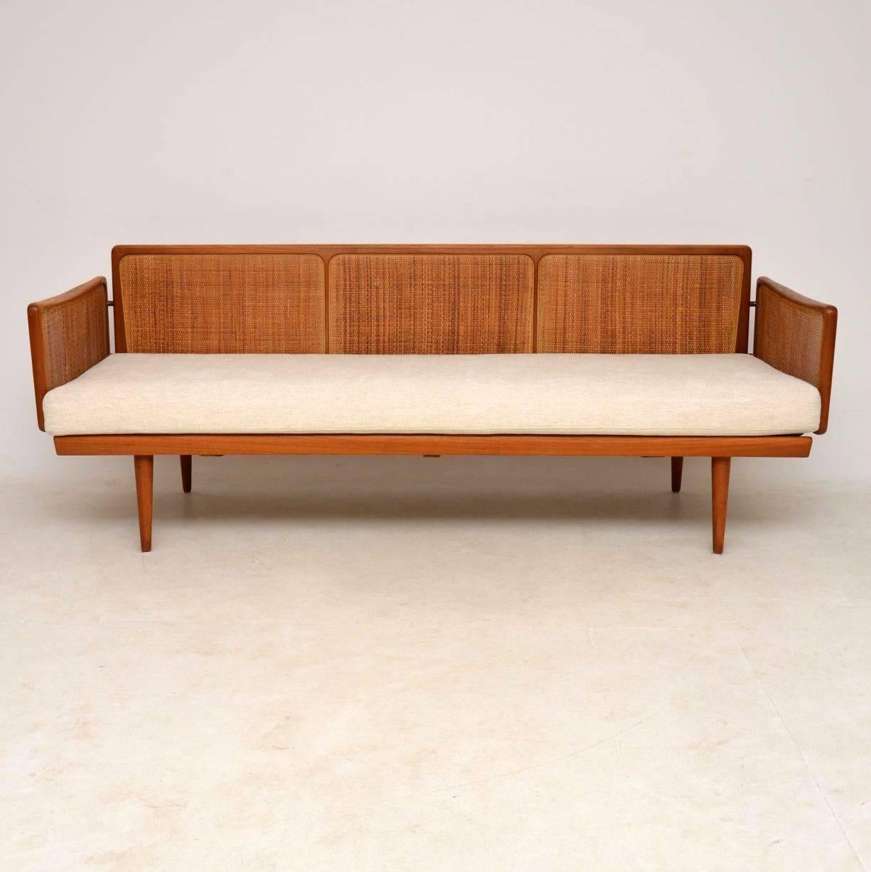 Mid-Century Modern 1950s Vintage Danish Teak Sofa by Peter Hvidt & Orla Mølgaard-Nielsen